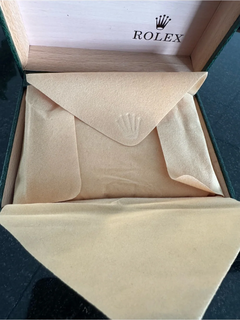 Rolex Vintage Green Watch Box 1980s/1990s Excellent Condition